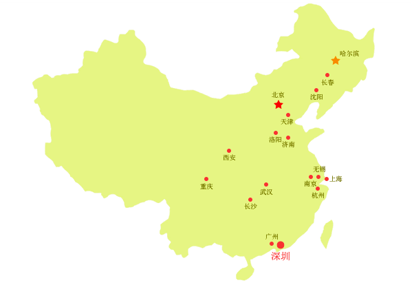 群芯科創(chuàng)銷售網(wǎng)絡地圖